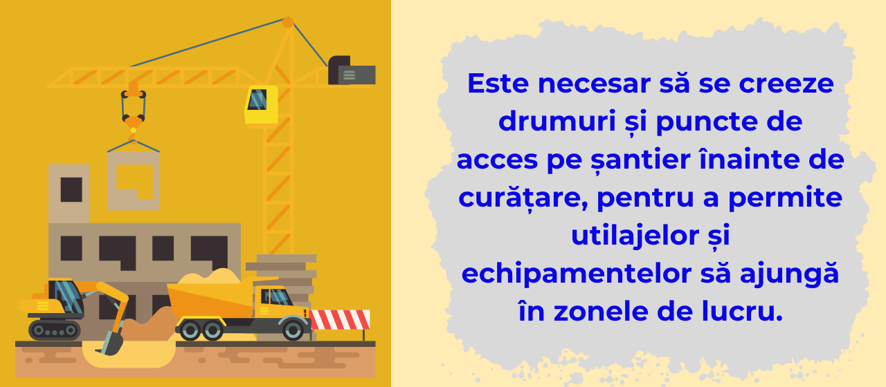 Teren pentru construcții - Procesul de pregătire