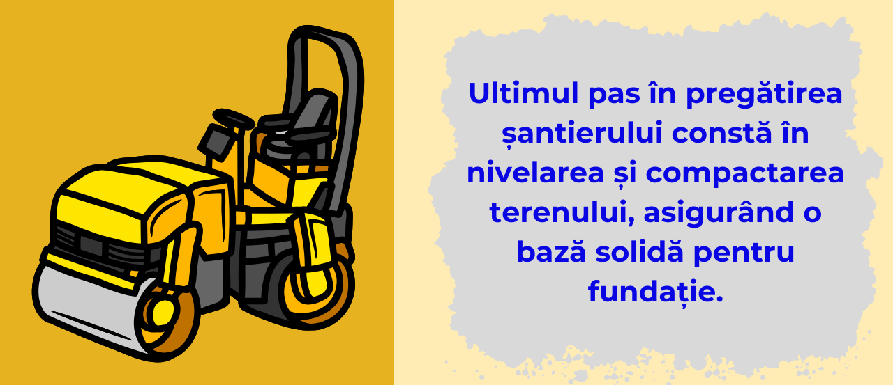 Teren pentru construcții - Procesul de pregătire